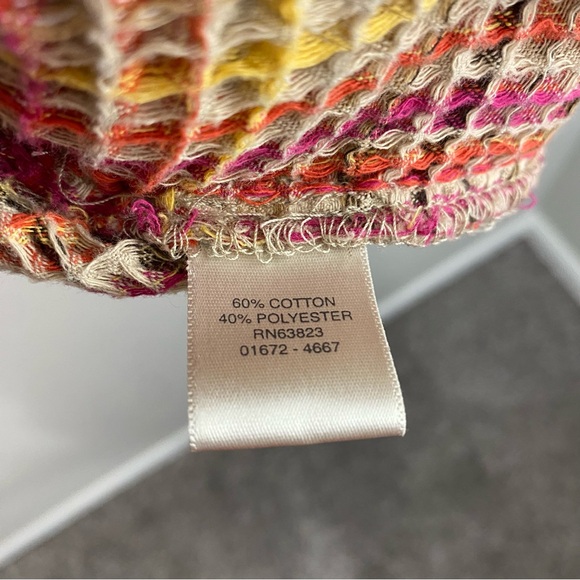 Christopher‎ and Banks Plaid Button Up Vest Colorful Women’s Size L - Picture 5 of 8